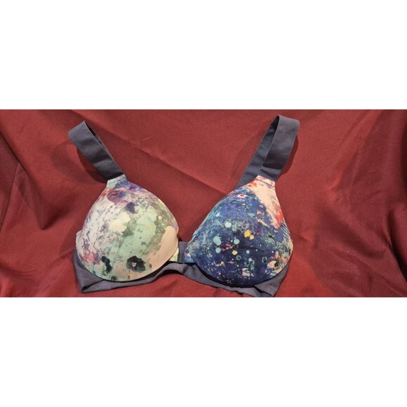 Spanx Size 34B Llelujah Design Thick Straps Front Close Underwire Cute EUC - Picture 1 of 5